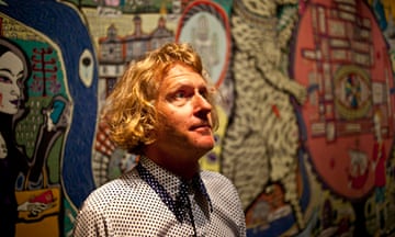 Grayson Perry at his Provincial Punk show at Turner Contemporary.