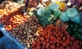 A vegetable market in Beira, the capital of Mozambique's Sofala province. Mozambique is one of eight countries on course to meet the millennium development goal on eradicating hunger.