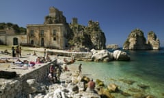 The Tonnara (old tuna factory) at, Scopello. Sicily, Italy.