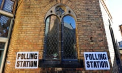 A polling station