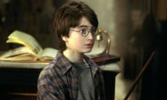 Daniel Radcliffe as Harry Potter in Harry Potter and the Philosopher's Stone
