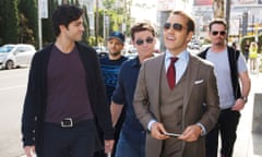 Just say bro: (l-r) Adrian Grenier, Jerry Ferrara, Kevin Connolly, Jeremy Piven and Kevin Dillon in Entourage.