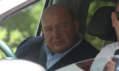 Mustafa Koç arrives at Bilderberg 2015.