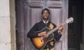 Leon Bridges … seemingly transported from a more innocent age. Photograph: Sarah Lee for the Guardian