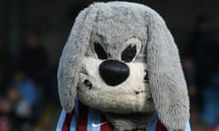 Scunthorpe United mascot Scunny Bunny