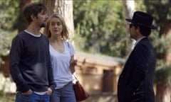 Adam Scott, Taylor Schilling and Jason Schwartzman in The Overnight