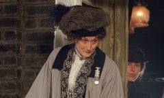 Meryl Streep playing Emmeline Pankhurst in Suffragette. 