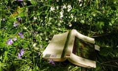 book on grass