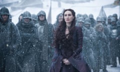 Fire, meet ice… Melisandre (Carice van Houten).