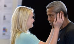 Hugh Quarshie (Othello) and Joanna Vanderham (Desdemona)Royal Shakespeare Company production ofOTHELLOby William  Shakespearedirected by Iqbal Khan