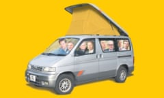 Lib Dems in a Mazda Bongo