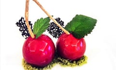 Foie gras cherries