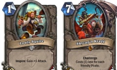 Two of the new Hearthstone cards revealed today.