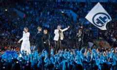 Take That … Bringing the Progress tour to Wembley in July 2011.