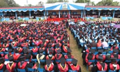 Graduation ceremony at the university of Kenya