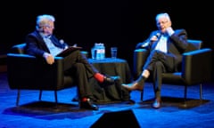 Michael Grade interviews Pete Waterman at the Pete Waterman: A Life In Song concert at the Royal Festival Hall