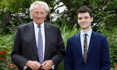 Anthony Howard Award winner Henry Zeffman with Lord Heseltine.