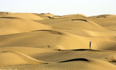 Deadly dunes … the Taklimakan Desert in northwest China, one of the world's largest shifting sand deserts.