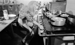 Jane Fonda at her French farmhouse during a break from filming Barbarella