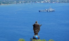 The dramatic Cristo Rei of Dili. 