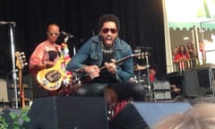 Lenny Kravitz, with pixellated crotch rip