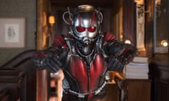 Child support worries … Paul Rudd as Ant-Man.
