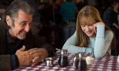 Al Pacino and Holly Hunter in Manglehorn.