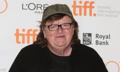 Michael Moore at the premiere of Where to Invade Next in Toronto