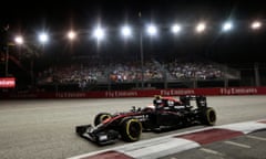 Jenson Button failed to finish the Singapore Grand Prix after his McLaren car failed him once more.