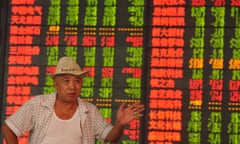 Chinese shares fall after data but European markets edge higher.