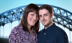 Rebecca Root and Harry Hepple in Boy Meets Girl.