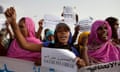 Campaigners against slavery in Mauritania