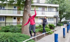 Rhik Samadder learns parkour with Sébastien Foucan.