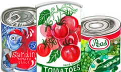 Tinned food Hennie Haworth for The Guardian