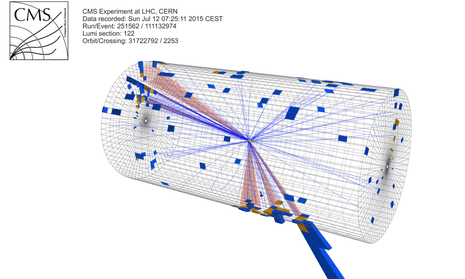 A pair of highly-boosted top quark candidates measured in CMS