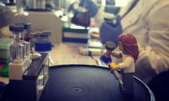 Two years lego released its first female lab scientist minifigure.