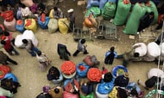 Coca Market in La Paz, Bolivia