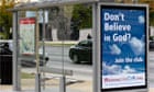 Washington DC nontheist, atheist bus shelter advert