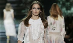 The Roberto Cavalli show at Milan fashion week