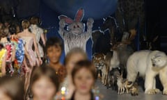 Alexander McQueen appears dressed as a rabbit