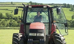 Farmer in a tractor