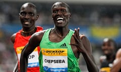 Nixon Chepseba beats Olympic champion Asbel Kiprop in the 1500m in Shanghai