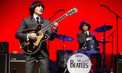 Andre Barreau as George Harrison in the Bootleg Beatles