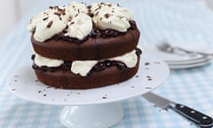 Dan Lepard's Black Forest chocolate and cherry cake