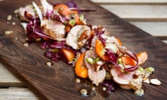 Angela Hartnett's pork with apricots and almonds