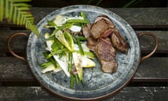 Angela Hartnett's lamb with beans and chicory