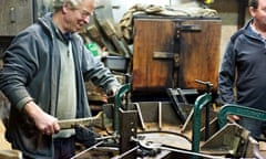 The workshop at oak furniture makers Gaze Burvill 