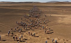 The start of the Marathon des Sables