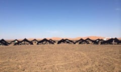 The Marathon des Sables camp