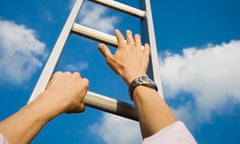 hands on ladder